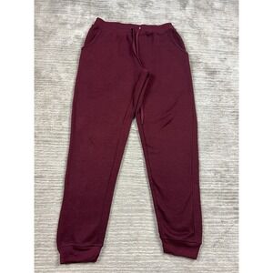 Athletex Performance Apparel Red Medium Jogger Sweatpants Ultra Soft Comfy